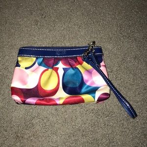 Multi colored Coach Wrislet